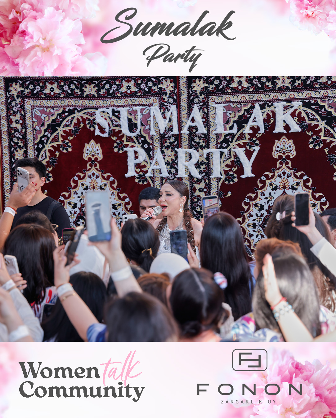 FONON bosh hamkor sifatida Sumalak Party 2026 tadbirida ishtirok etdi. Tadbir Women Talk — ayollar hamjamiyati tomonidan tashkil etildi.