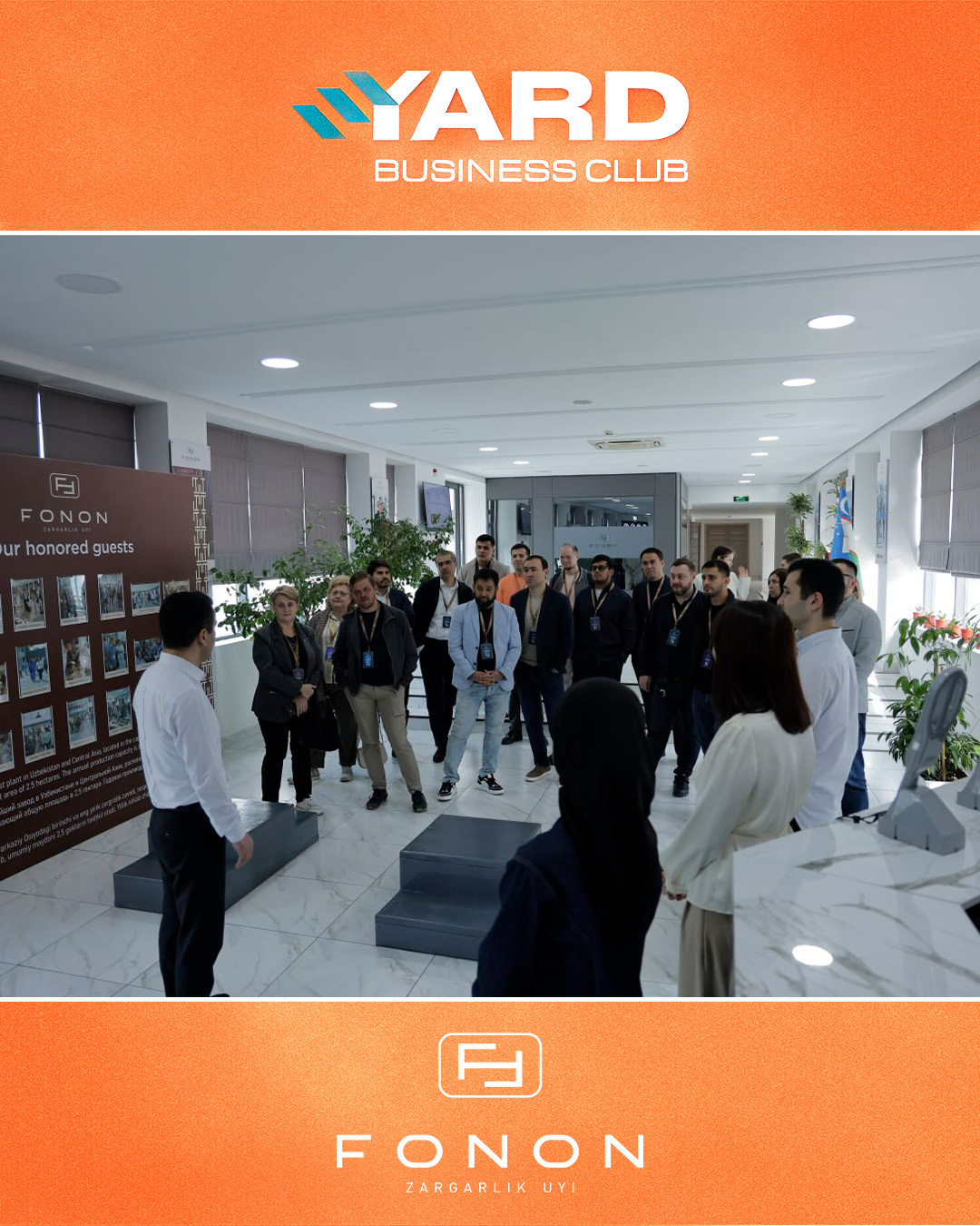YARD Business Club a’zolari Fonon zargarlik uyiga tashrif buyurishdi