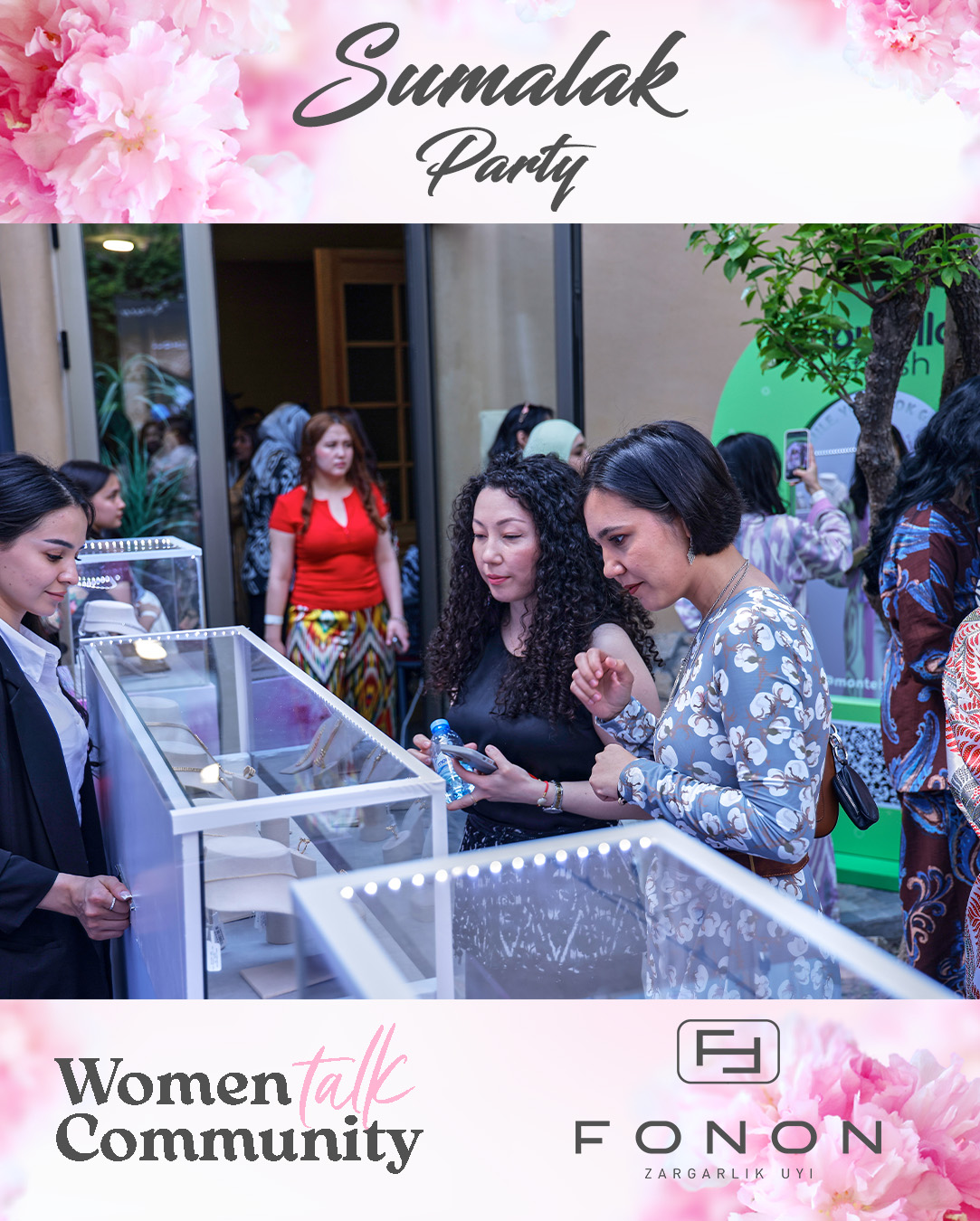 FONON bosh hamkor sifatida Sumalak Party 2026 tadbirida ishtirok etdi. Tadbir Women Talk — ayollar hamjamiyati tomonidan tashkil etildi.