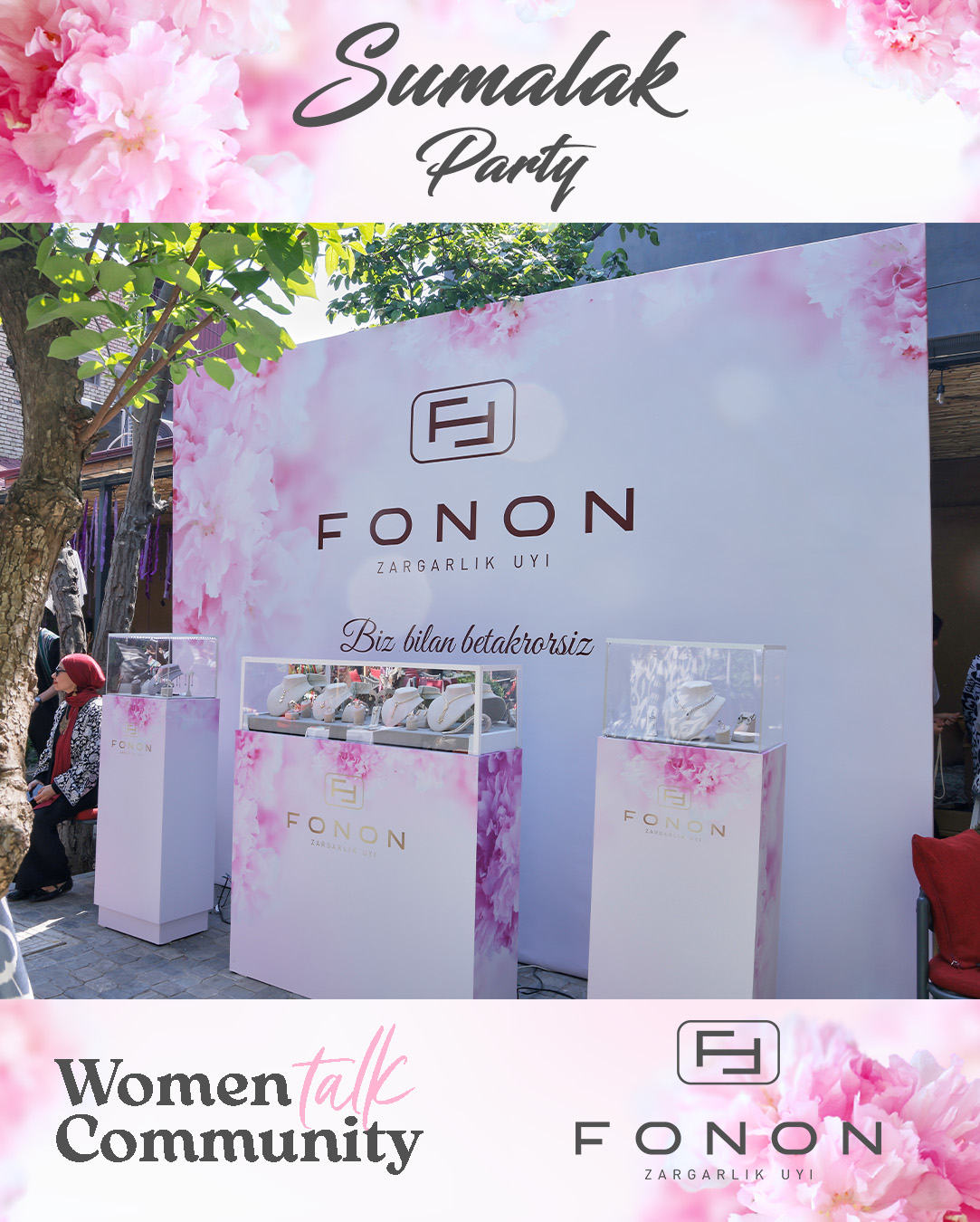 FONON bosh hamkor sifatida Sumalak Party 2026 tadbirida ishtirok etdi. Tadbir Women Talk — ayollar hamjamiyati tomonidan tashkil etildi.