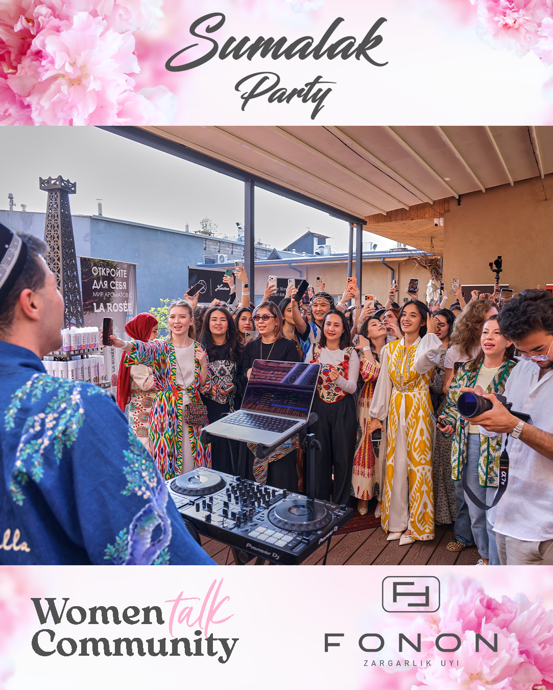 FONON bosh hamkor sifatida Sumalak Party 2026 tadbirida ishtirok etdi. Tadbir Women Talk — ayollar hamjamiyati tomonidan tashkil etildi.